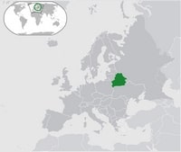 carte Biélorussie localisation en Europe et dans le monde