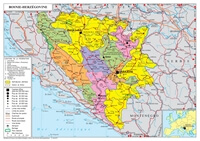 carte Bosnie Herzégovine