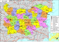 carte Bulgarie