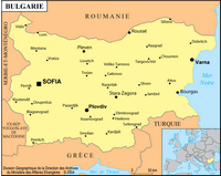 carte Bulgarie simple