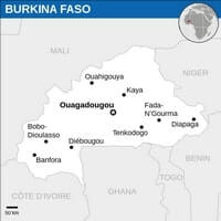 carte simple Burkina