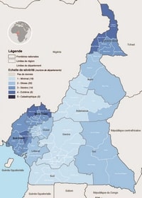Carte Cameroun crise humanitaire ONU