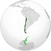 Carte localisation Chili Amérique Sud
