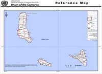 carte Comores ville village