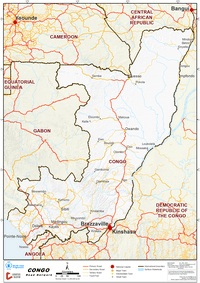carte Congo routière