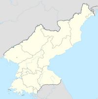 Carte vierge Corée du Nord