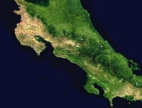 Costa Rica image satellite
