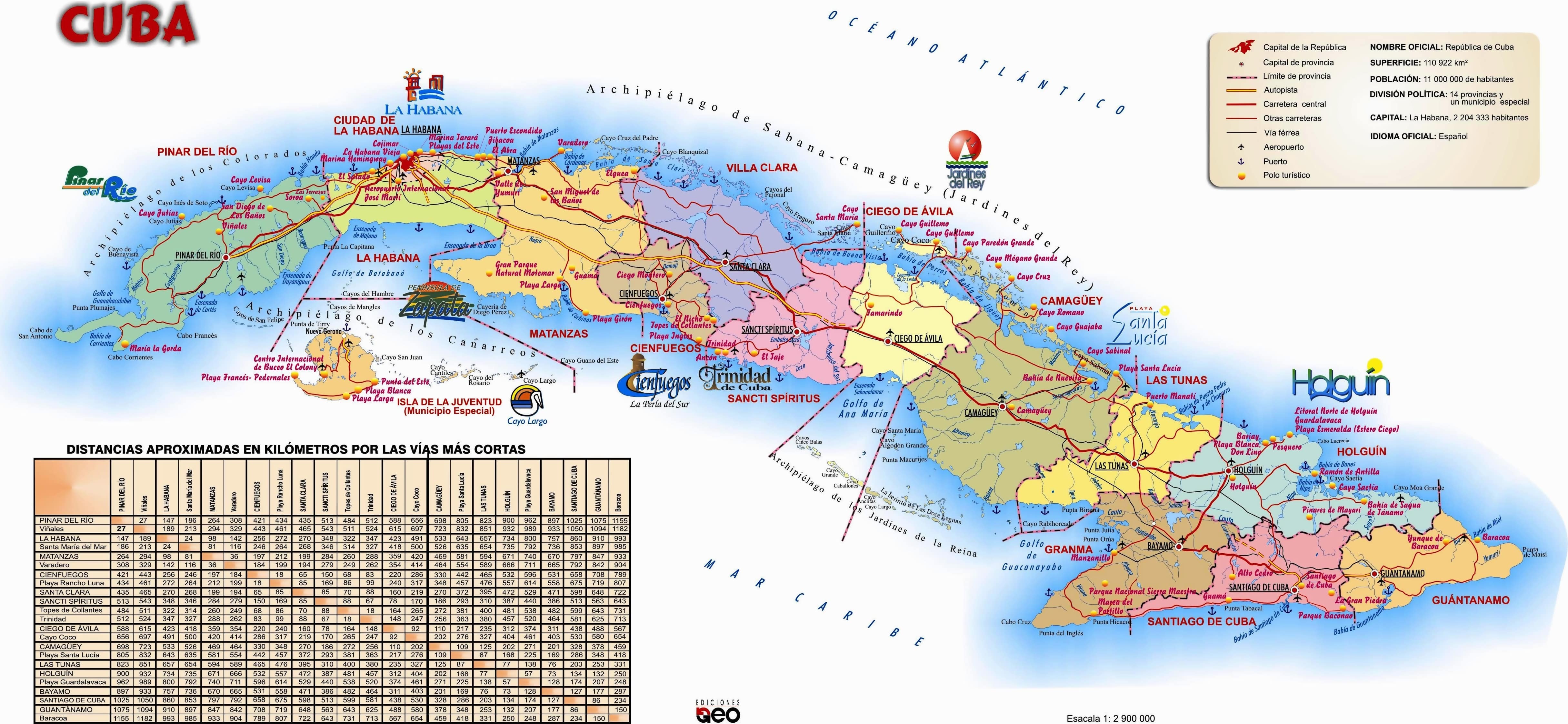 Cartograf.fr Les pays Cuba
