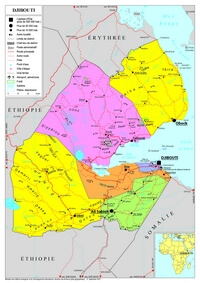 carte Djibouti