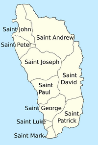 carte région Dominique