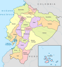 carte Equateur région province