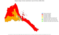 carte Erythrée climat