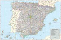 Carte de l'Espagne grande carte routière détaillée