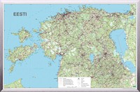 carte Estonie villes route