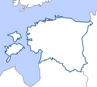 carte Estonie vierge