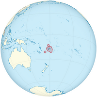 Carte Fidji localisation