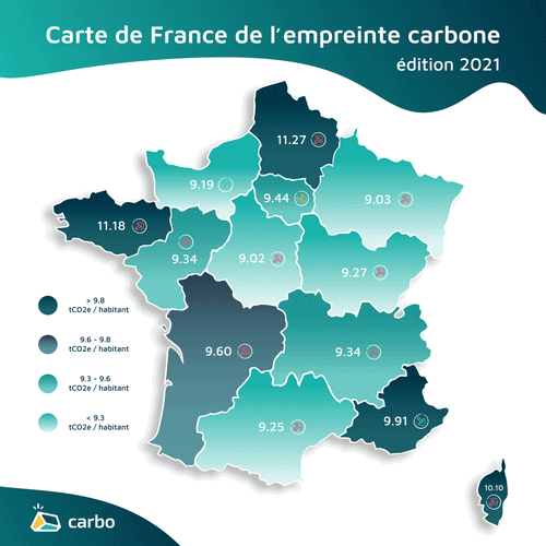 L'empreinte carbone des Français