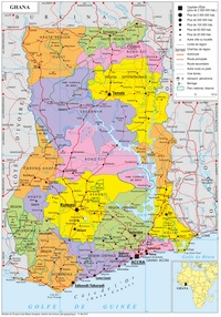grande carte Ghana