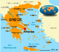 carte Grèce