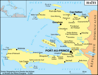 carte Haiti simple