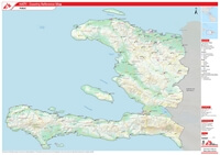 carte routière Haiti route