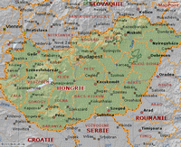 carte Hongrie ville