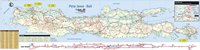 Carte de l'île de Java et l'île de Bali, grande carte détaillée avec de nombreuses informations touristiques