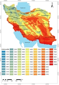 carte Iran différents climats selon la classification Gyga-ed