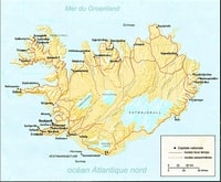 Carte Islande
