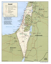 carte Israël