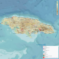 carte Jamaïque route