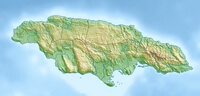 carte Jamaïque relief région