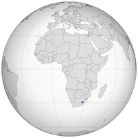 carte Lesotho localisation