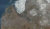 Carte de la Lettonie photo satellite