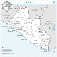 carte Liberia simple