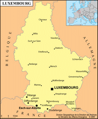 carte Luxembourg