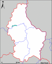 Carte Luxembourg vierge