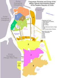 Carte Macao quartier