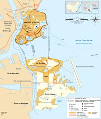 Carte Macao route