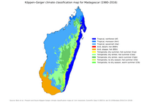 carte climat Madagascar