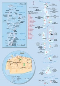 carte Maldives atoll male nord sud capitale