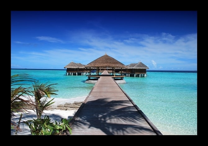 Photo plage aux Maldives
