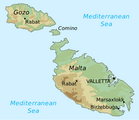 carte Malte simple