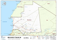 carte routière Mauritanie