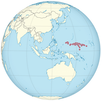 Carte Micronésie localisation