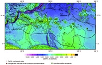 Carte ZEE Micronésie profondeur