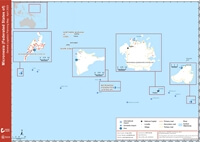 Carte Micronésie route aéroport port