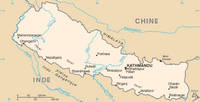 Carte du Népal