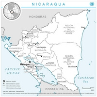 carte Nicaragua simple