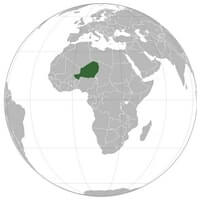 carte Niger Afrique